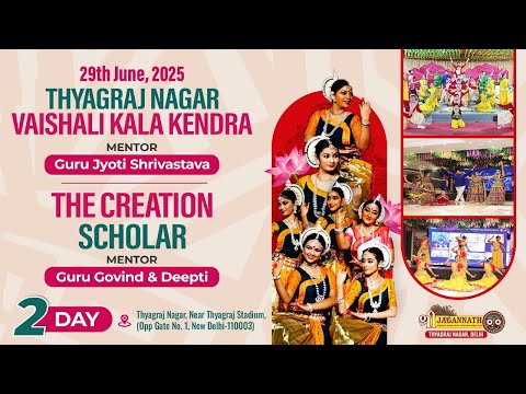 "Vaishali Kala Kendra and The Creation Scholar performing at Niladri Mahotsav 2025 Day 2, Jagannath Mandir Thyagraj Nagar, Delhi"